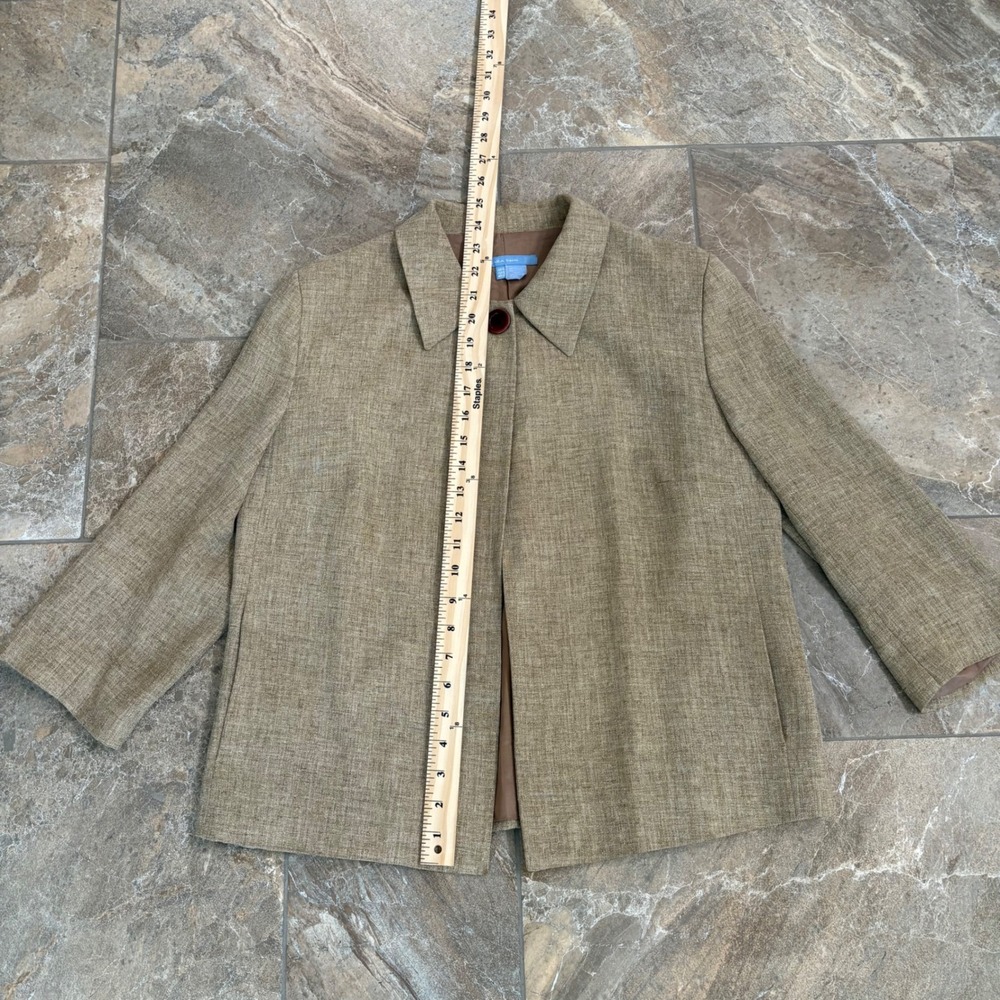 Zara Basic Blazer Jacket Business Career Button F… - image 3